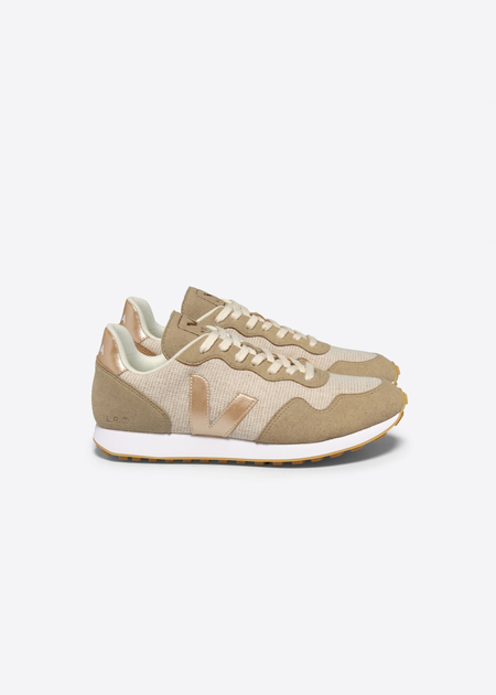 Baskets en suède vegan et tissu | beige "sdu rec j-mesh natural platine" - Veja