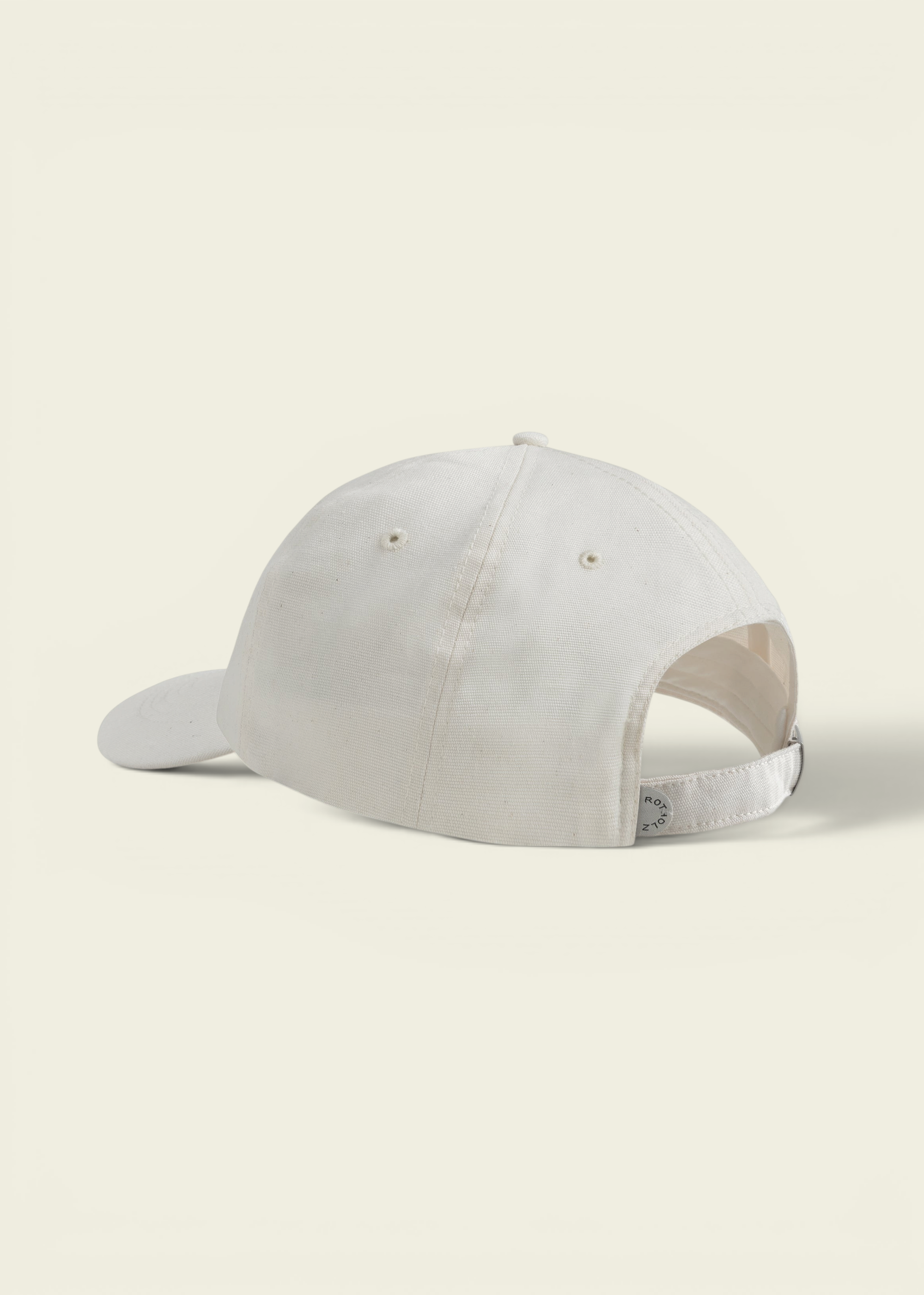 Casquette en coton bio | blanc "Flower classic cap - natural white", Rotholz, photo 3