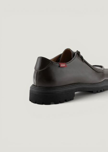 Derbies vegan en matières végétales et recyclées | marron "Soajo", Zèta Shoes, photo 4