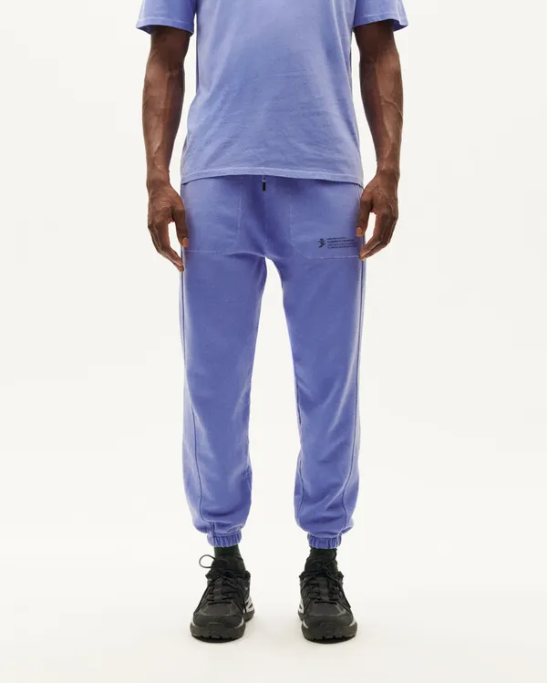 Jogging en coton bio | bleu "indigofera ftp alexander pants blue", Thinking Mu