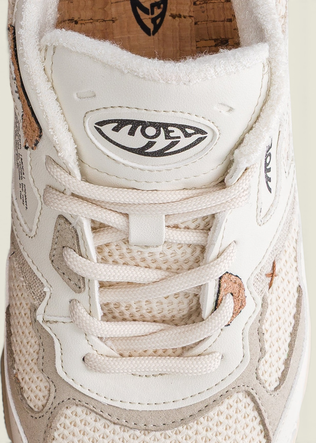 Vegane Sneaker | Beige "rush - craft - corn - beige" , Moea, Foto 3
