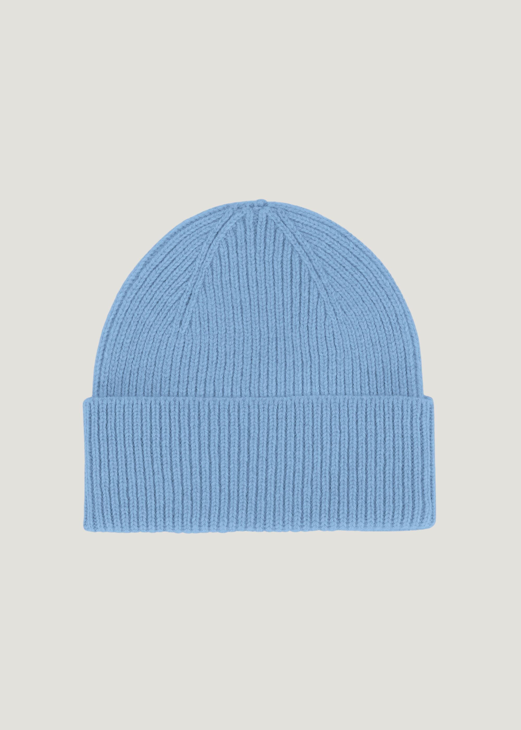 Mütze aus recycelter Merinowolle | Blau "merino wool beanie - seaside blue", Colorful Standard, Foto 1