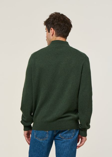 Pullover aus recyceltem Kaschmir | Grün "clemente - verde muschio", Rifò, Foto 2