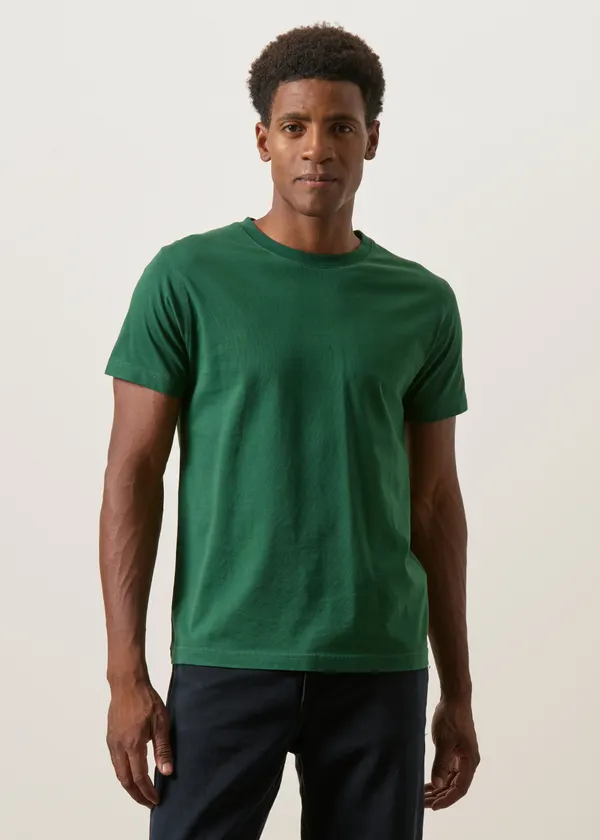 T-shirt en coton bio | vert forêt, WeDressFair