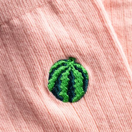 Rib socks knivsta water melon silver pink - silver pink - Dedicated