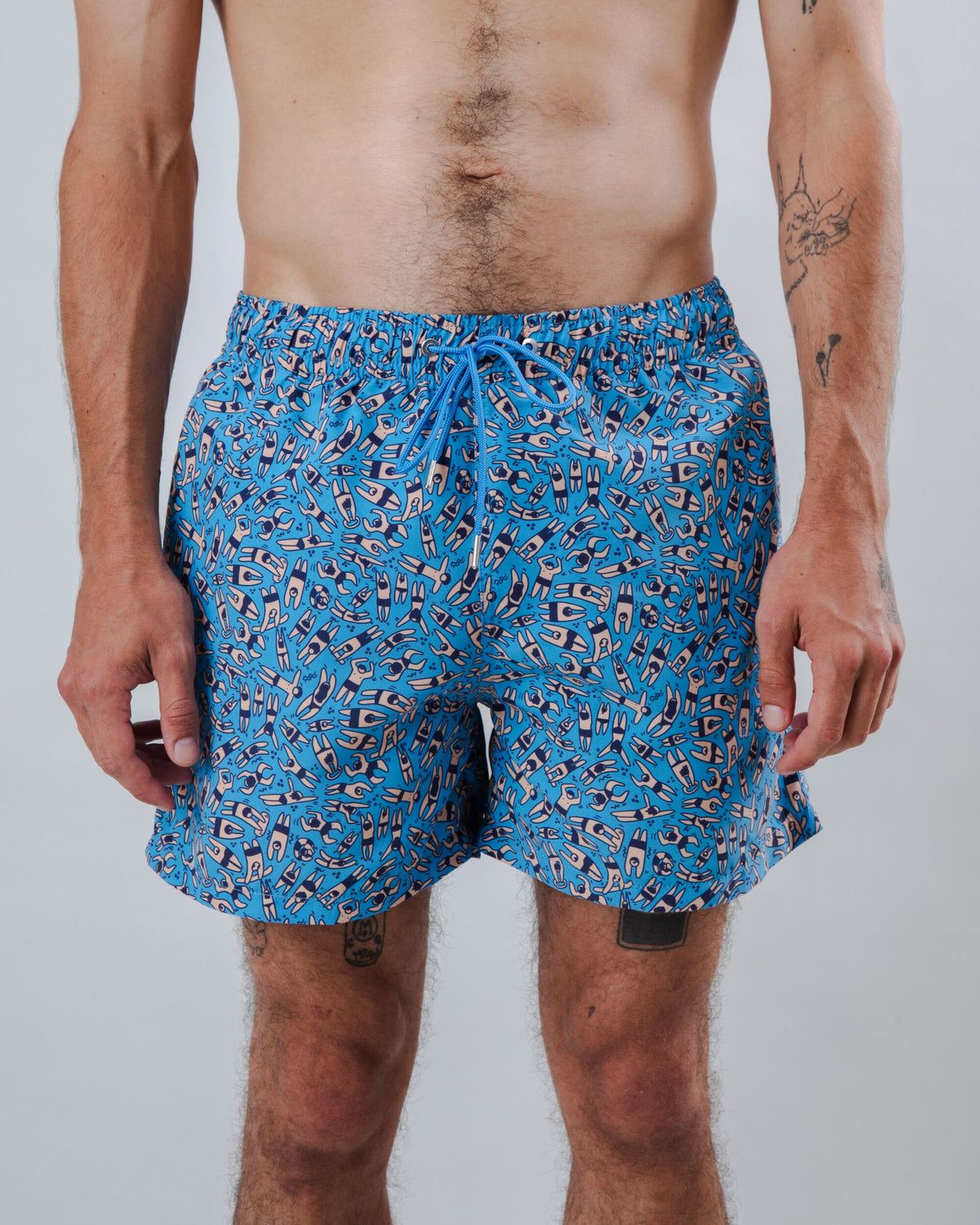 Maillot de bain en polyester recyclé | bleu "just swim swimwear - blue", Brava Fabrics, photo 1