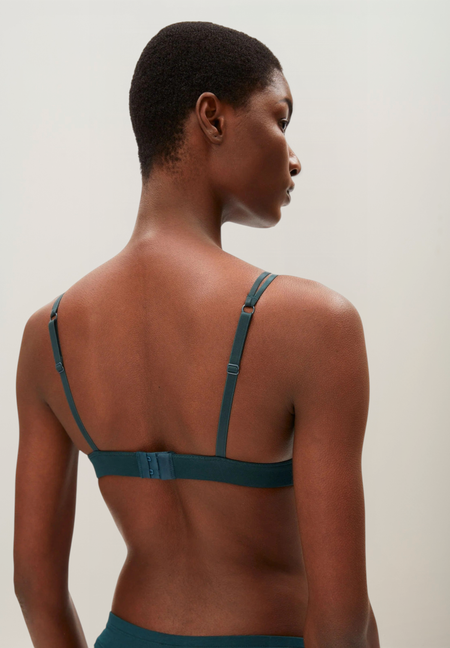 Soutien-gorge triangle en modal | teal stone "osilaa - teal stone" - Armedangels