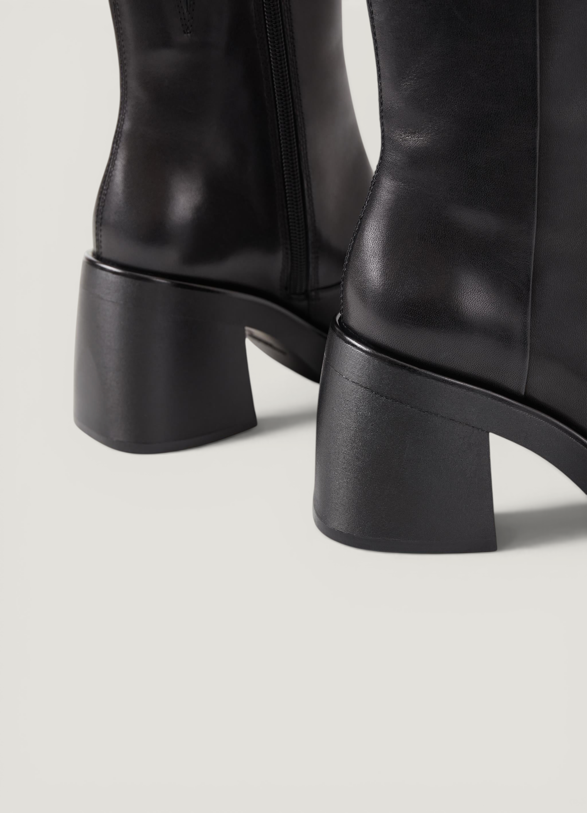 Bottines à talons en cuir certifié | noir "brooke black", Vagabond, photo 4