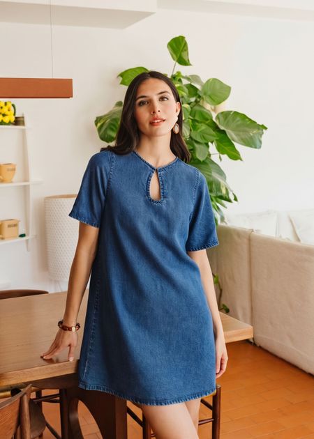 Robe Georgia en tencel | denim