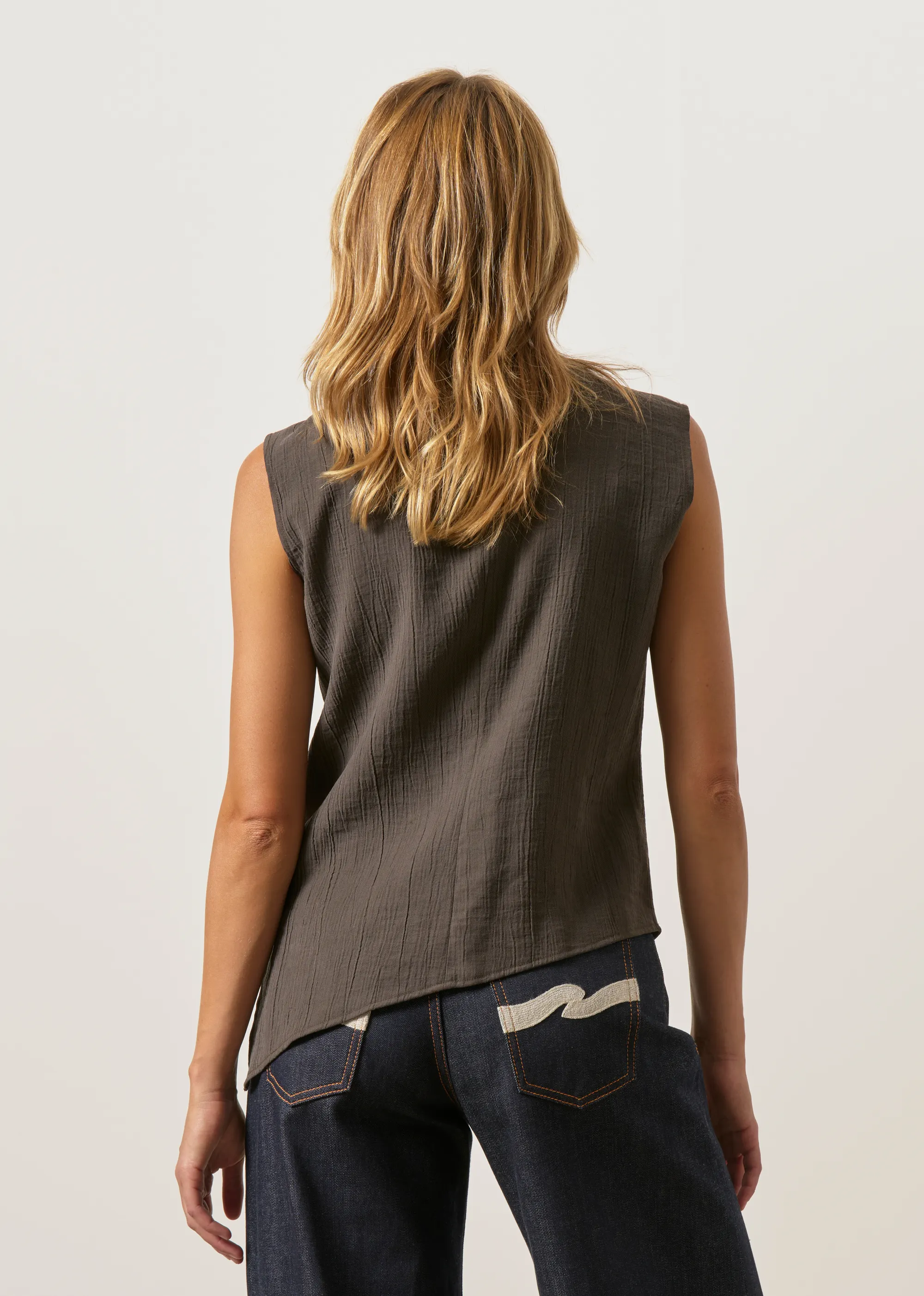 Top en tencel | marron "meadow - mud", Jan'n June, photo 4