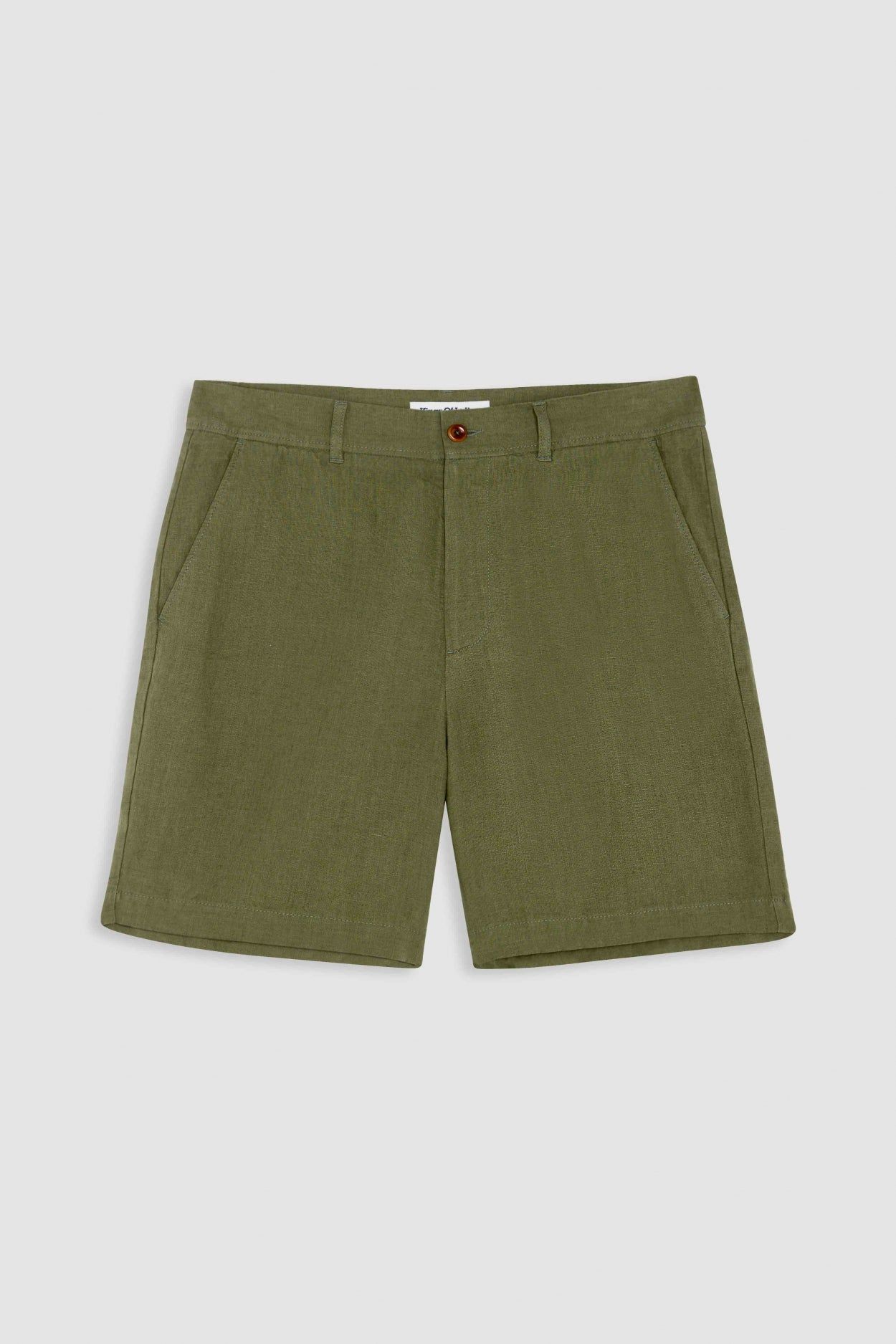 Shorts aus Leinen | Grün "reagan four leaf clover", Kings of Indigo, Foto 5