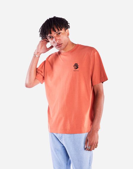T-shirt en coton bio | orange "sabanero mandarine"