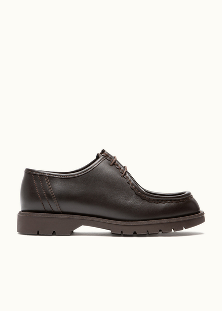 Derbies made in france en cuir certifié | marron "padror marron" - Kleman