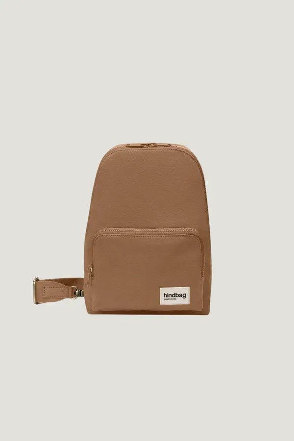 Sling bag en coton bio | cannelle "felix cannelle", Hindbag