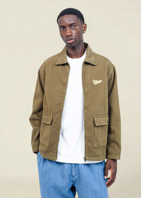Veste en coton bio | vert "Jacket barry signature" - Olow