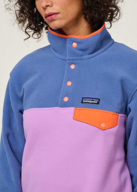 Polaire en matières recyclées | multicolore " synch snap-t - bkpl" - Patagonia