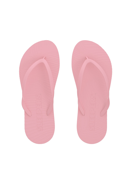 Tongs en caoutchouc naturel | rose "slim pink"