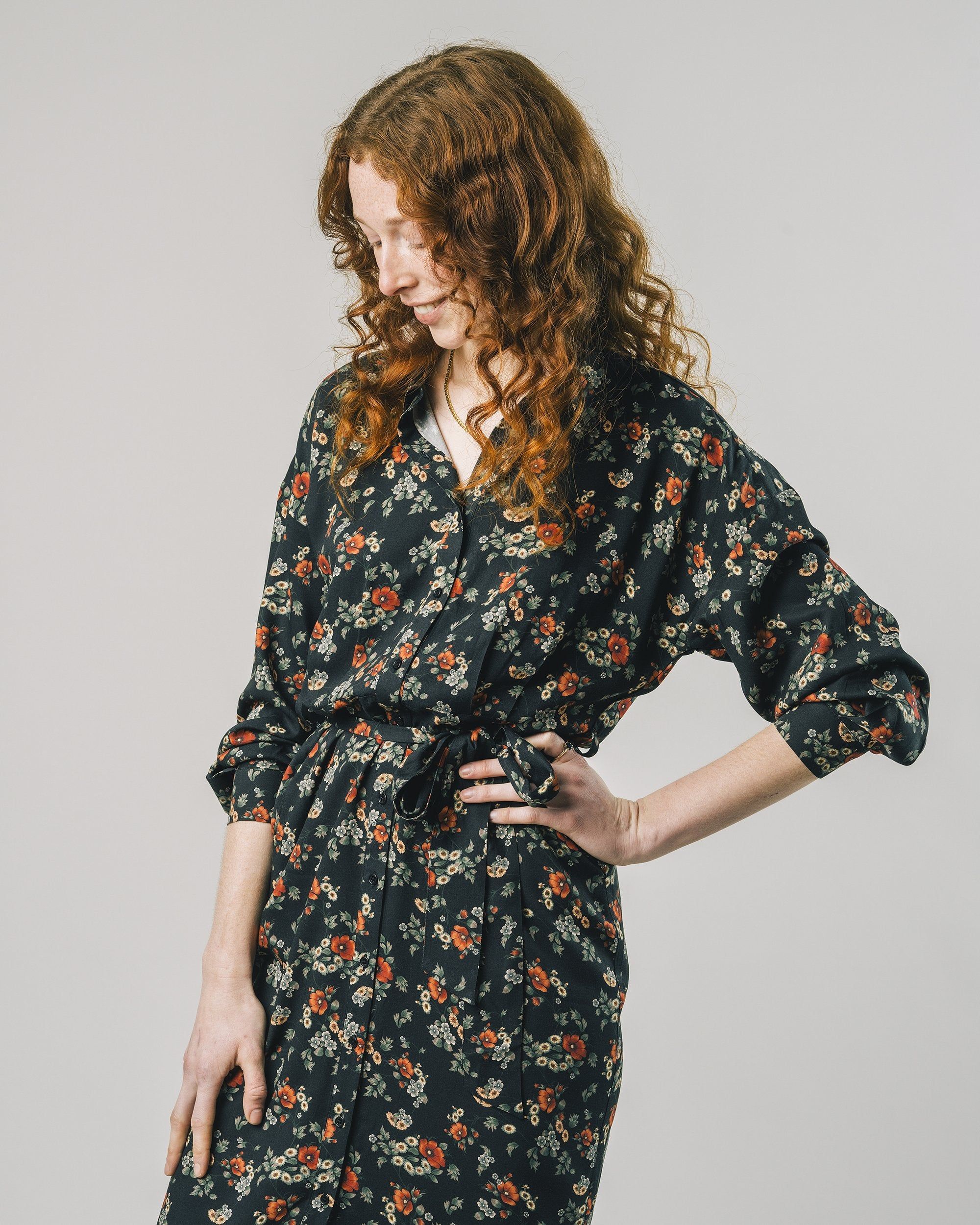 Robe longue à motifs floraux en viscose ecovero - dalia, Brava Fabrics, photo 6
