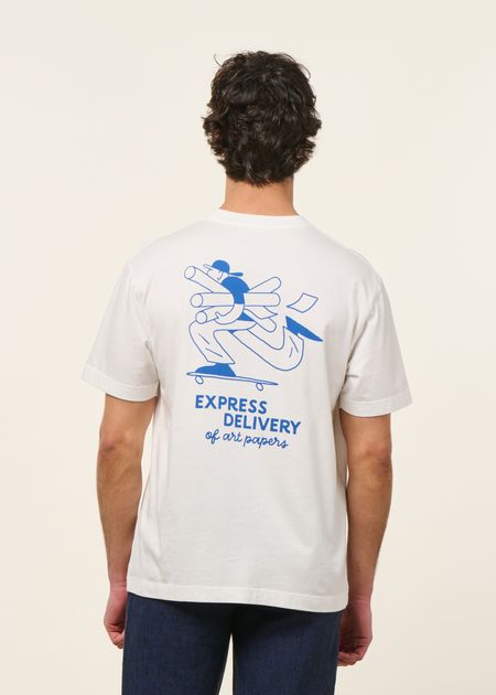 T-shirt en coton bio | blanc "cruiser" - Olow
