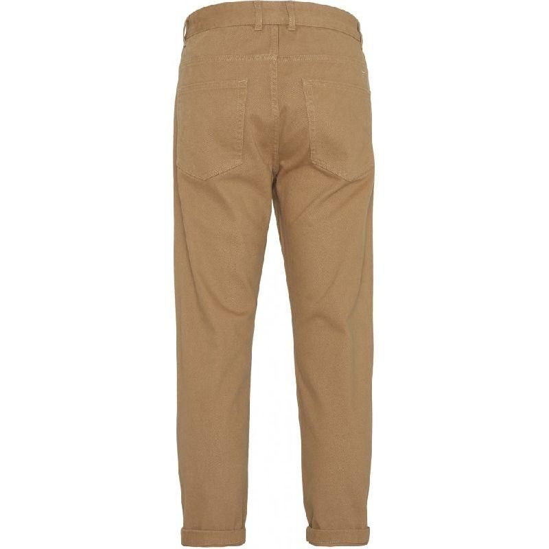 Pantalon droit en twill épais camel en coton bio - bob, Knowledge Cotton Apparel, photo 7