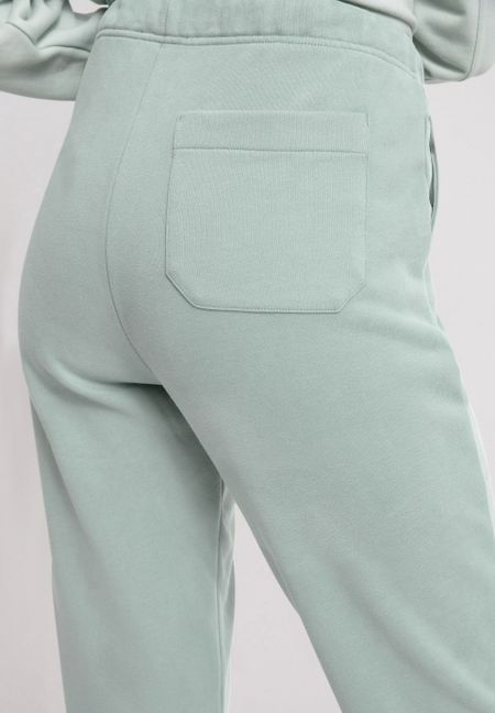 Pantalon de jogging vert d'eau en coton bio - ivaa sage green, Armedangels, photo 4