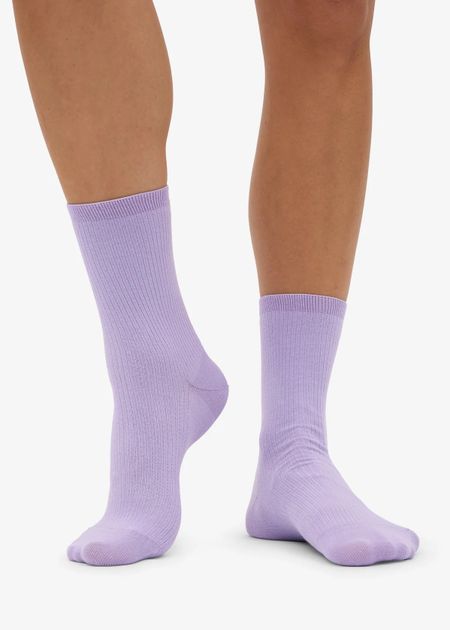 Chaussettes en coton bio | lilas "soft lavender" - Colorful Standard