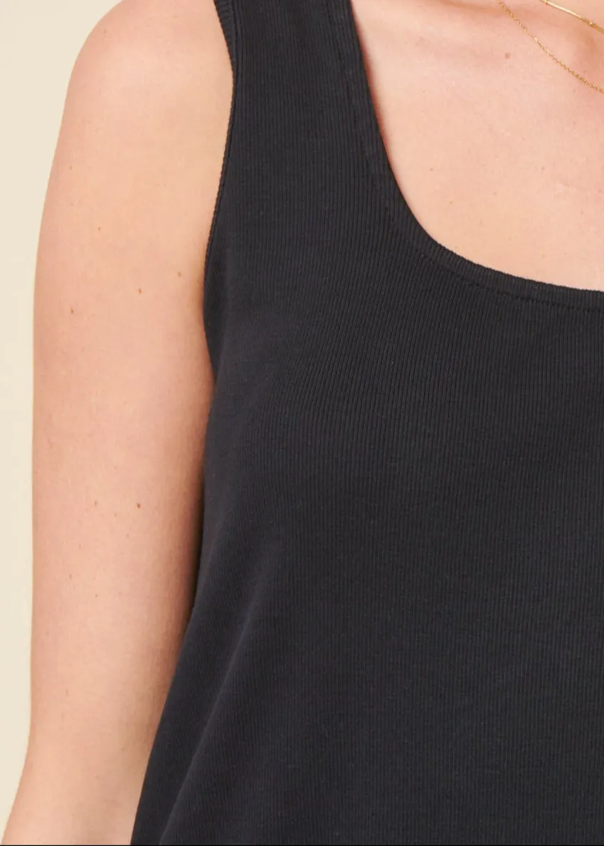 La robe boxy en coton bio | noir, WeDressFair, photo 5