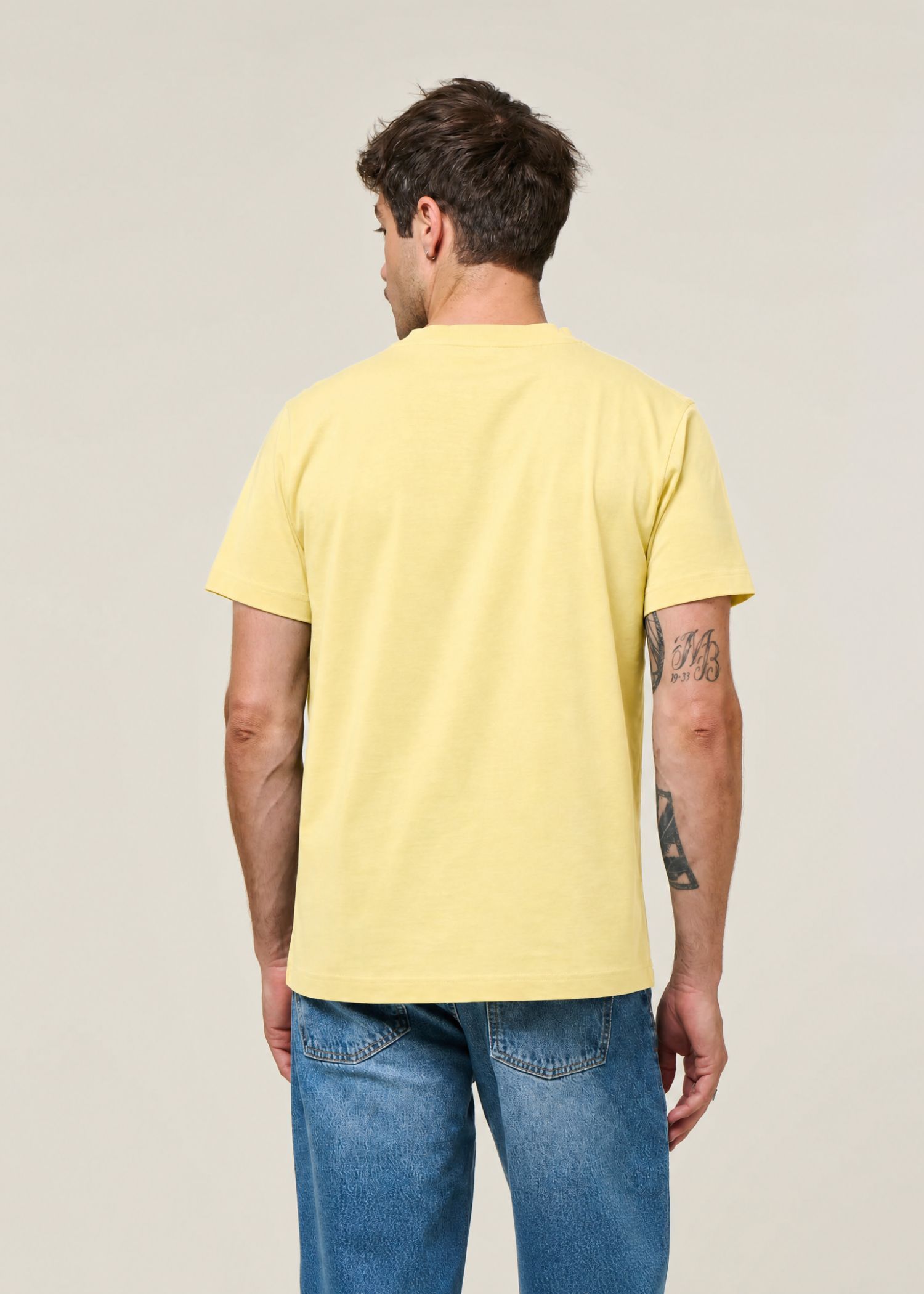 T-shirt en coton bio | jaune, WeDressFair, photo 3