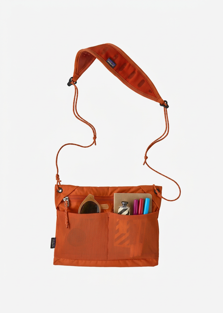 Sac bandoulière en nylon recyclé | orange "Terravia sacoche - clor" - Patagonia