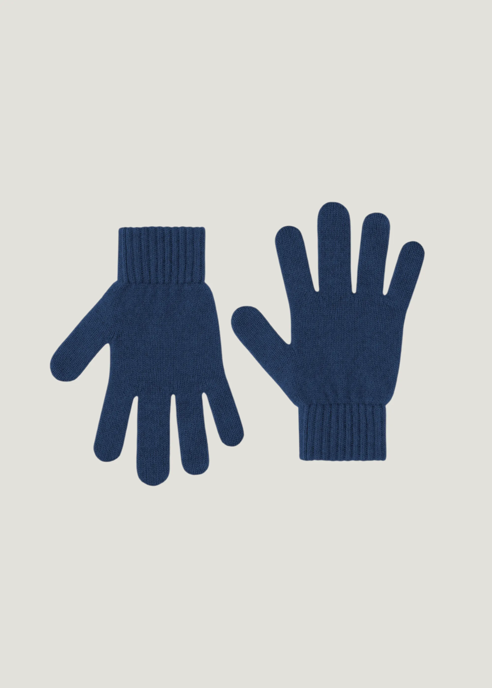 Gants en laine mérinos recyclée | bleu "merino wool gloves - marine blue", Colorful Standard, photo 1