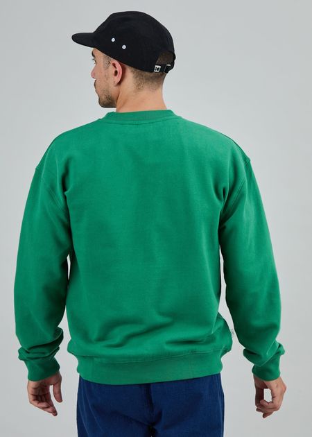 Oversize-Sweatshirt aus Bio-Baumwolle | Grün "Asis percales daisy sweatshirt green", Brava Fabrics, Foto 3