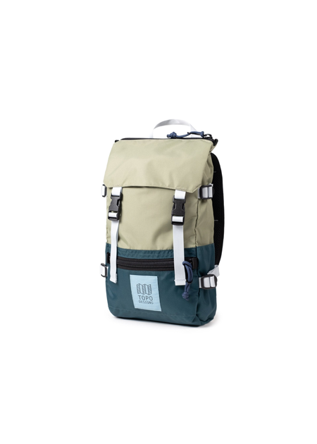 Mini sac à dos en matière recyclée | bicolore "Rover pack mini 10l - oil green / dark pine", Topo Designs, photo 3