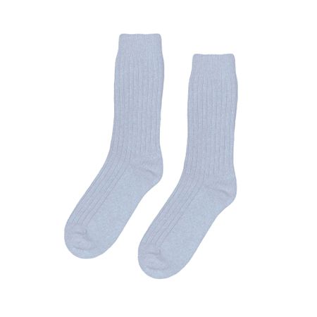 Chaussettes en laine mérinos recyclée | bleu clair "polar blue"