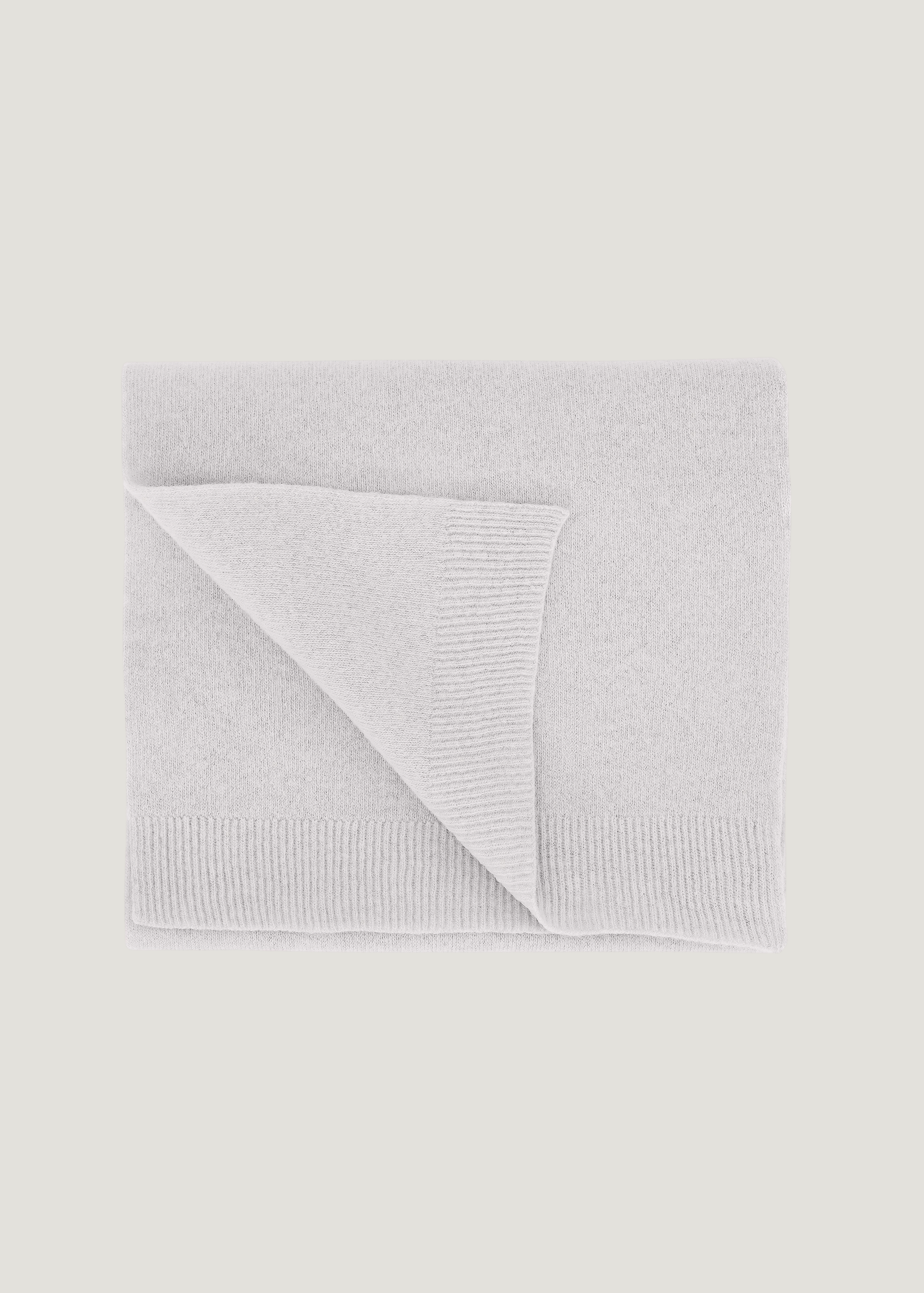 Écharpe en laine mérinos recyclée | gris "Merino wool scarf - snow melange", Colorful Standard, photo 1