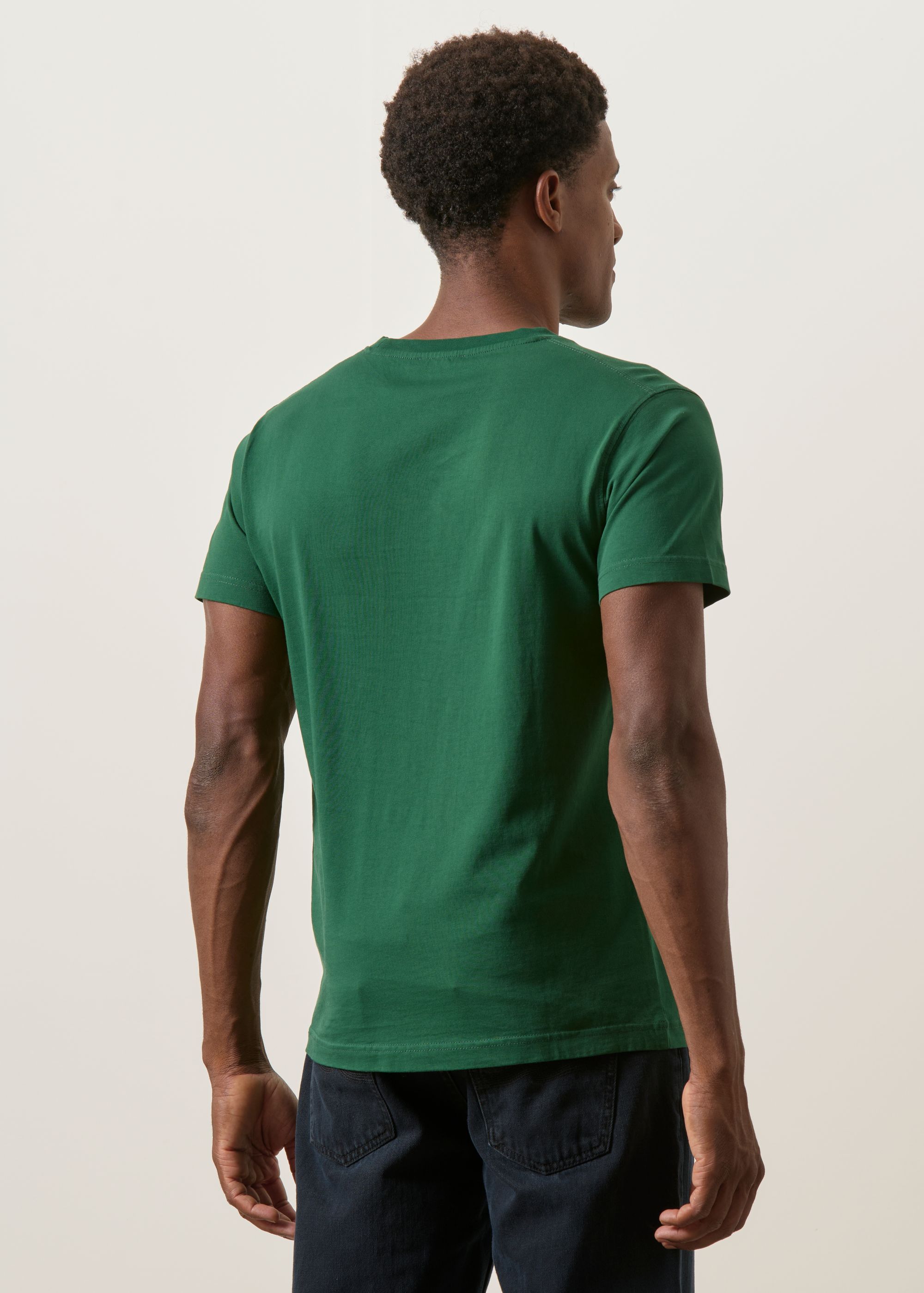 T-shirt en coton bio | vert forêt, WeDressFair, photo 4