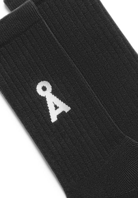Chaussettes en coton biologique | noir "saamus bold - black" - Armedangels