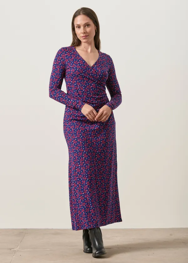 Robe longue en viscose EcoVero | imprimée "Bonnie", WeDressFair