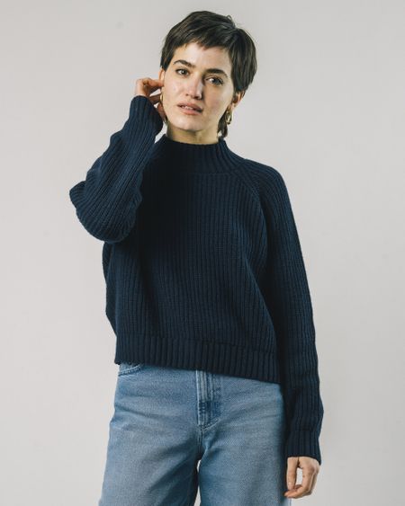 Pull marine en recyclé - moscow