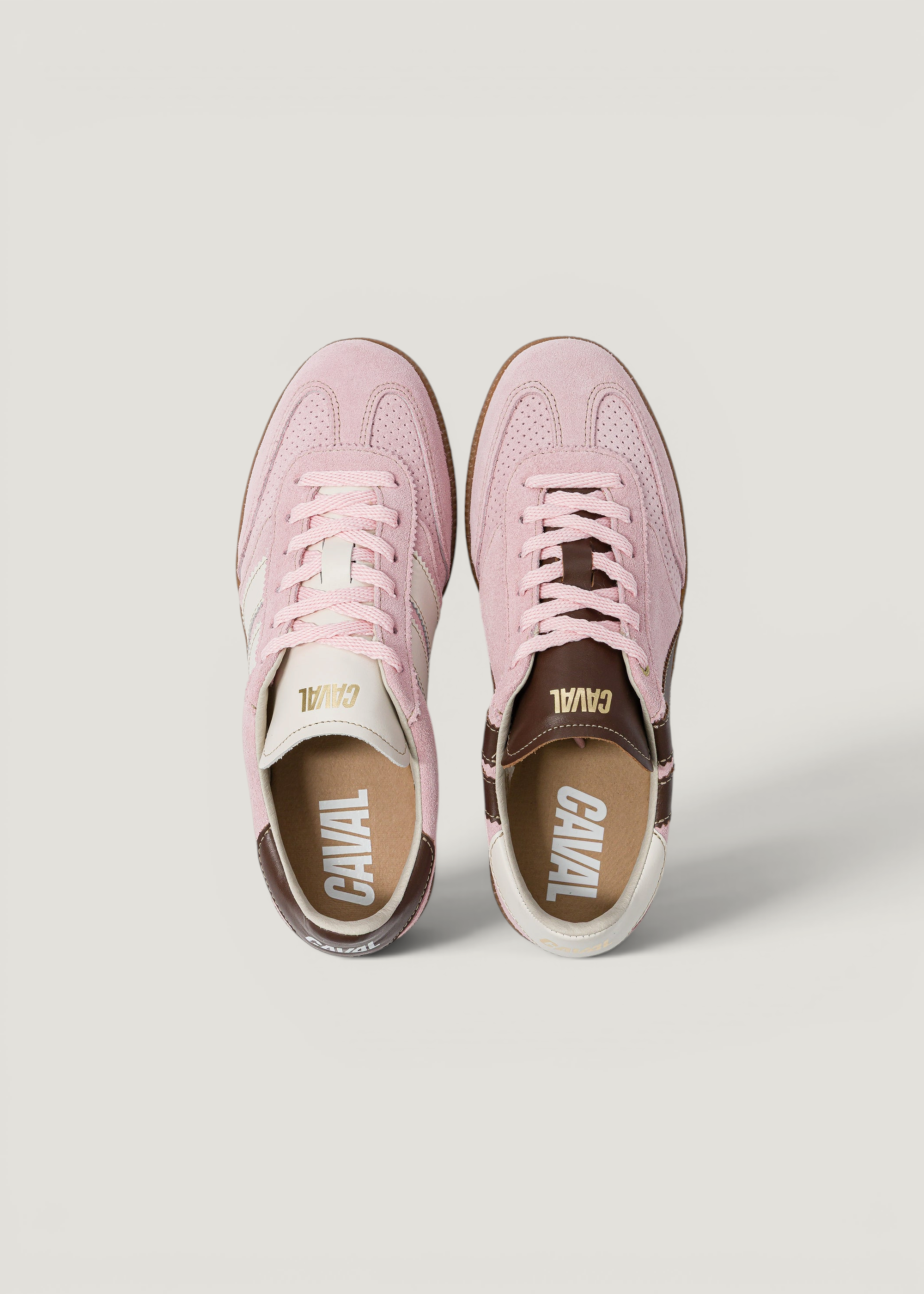 Sneaker aus zertifiziertem Leder | Rosa "pulse snow petal", Caval, Foto 4