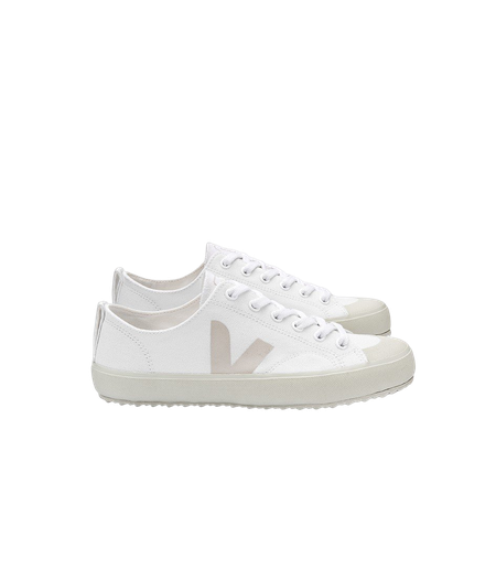 Baskets nova canvas white pierre