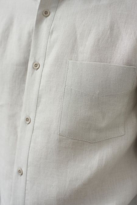 Chemise en lin | gris "simon reed pure linen", About Companions, photo 4