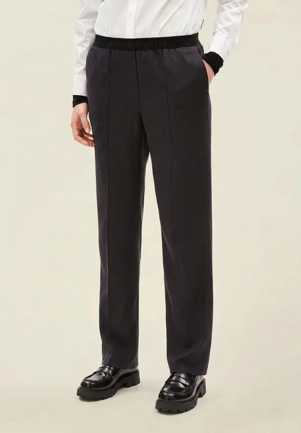 Pantalon droit en ecovero® | gris "fenraa - dark steel", Armedangels