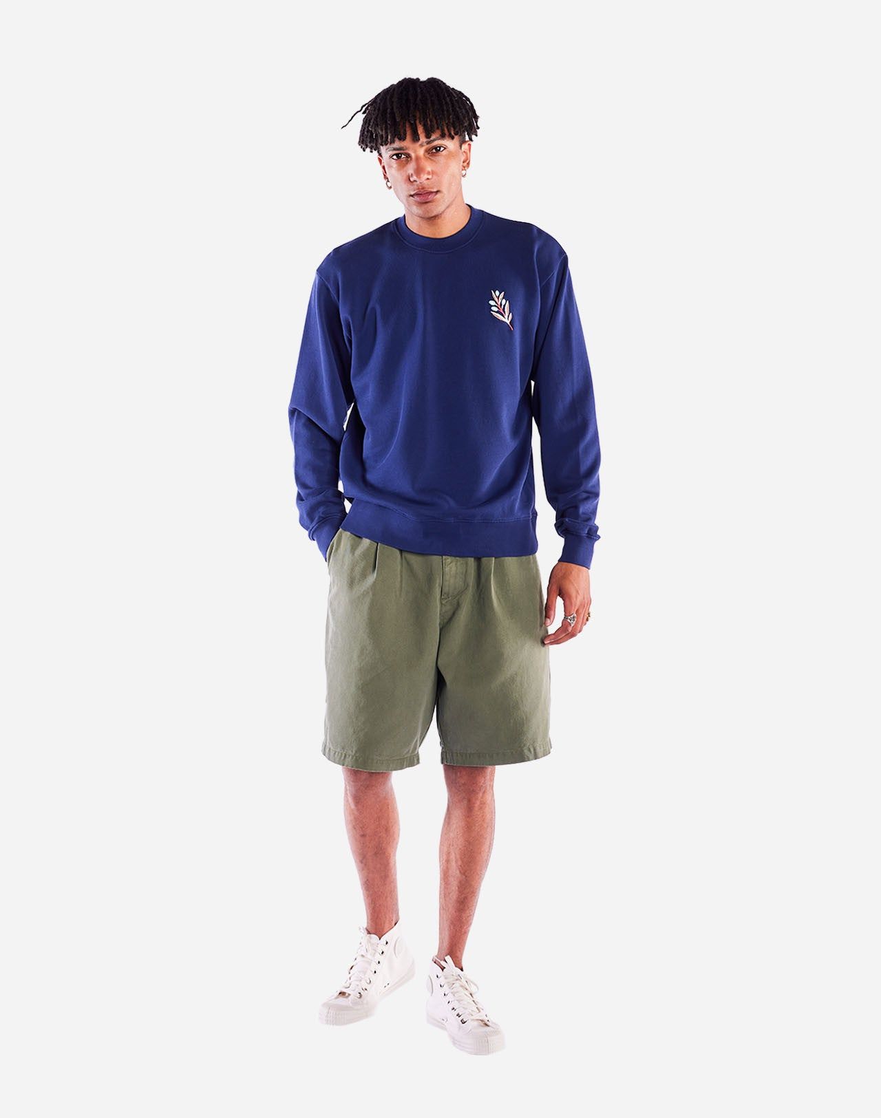 Sweatshirt aus Bio-Baumwolle | Blau "sweat meknes bleu - blue", Olow, Foto 3
