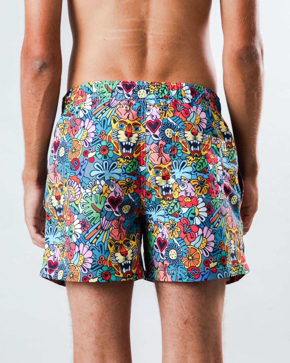 Maillot de bain en polyester recyclé | multicolore 