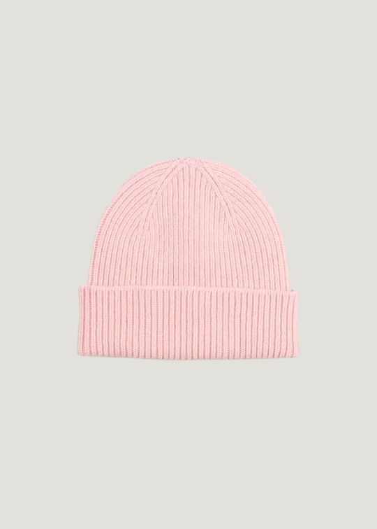 Bonnet en laine mérinos recyclée | rose "merino wool beanie - faded pink", Colorful Standard, photo 1