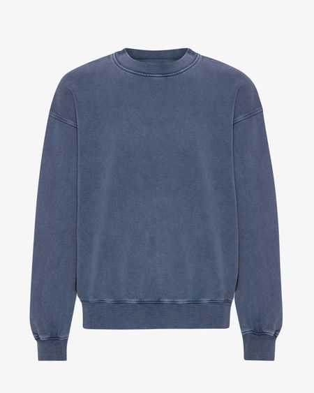 Oversize Sweater aus Bio-Baumwolle | Neptunblau "neptune blue", Colorful Standard, Foto 6