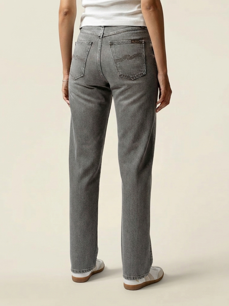 Gerade Jeans aus Bio-Baumwolle | Grau "lofty lo - foggy-grey", Nudie Jeans, Foto 2