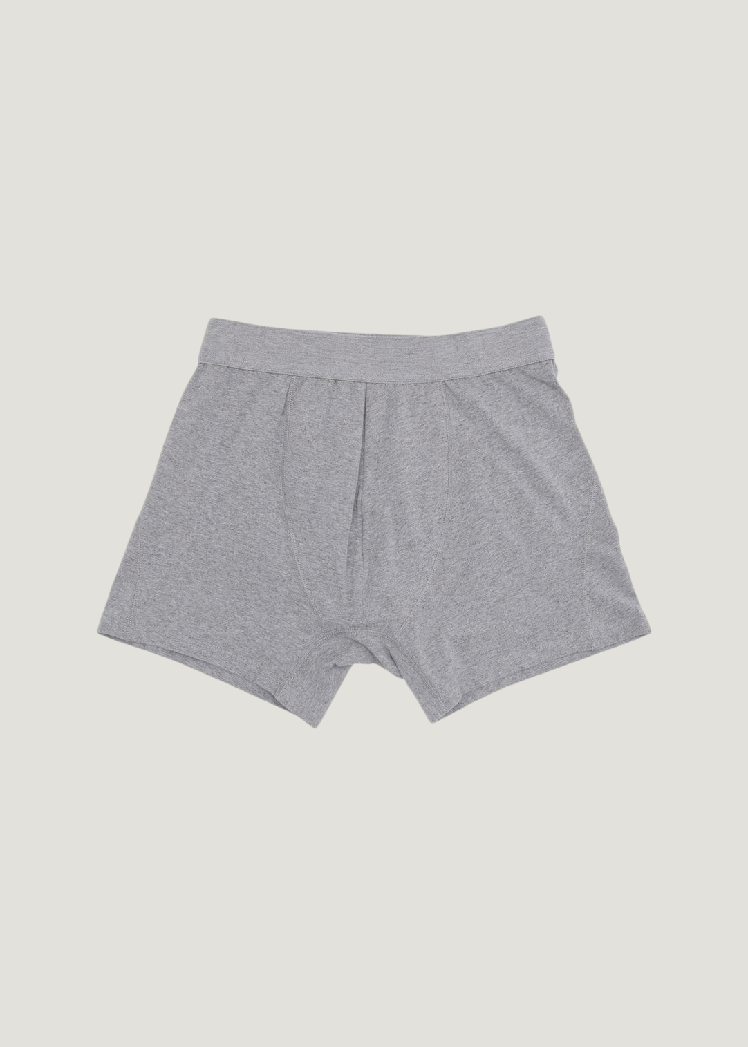 Boxer uni en coton bio | gris "heather grey", Colorful Standard, photo 4