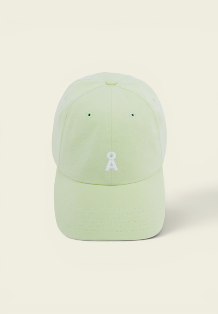 Casquette en coton bio | vert pastel "yenaas bold green ash"