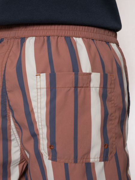Short de bain en recyclé | rayé multicolore  "swim trunks camping multi", Nudie Jeans, photo 5